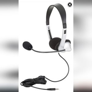 NEW UNUSED Egghead Stereo Headset with Boom Microphone & 8ft Cord